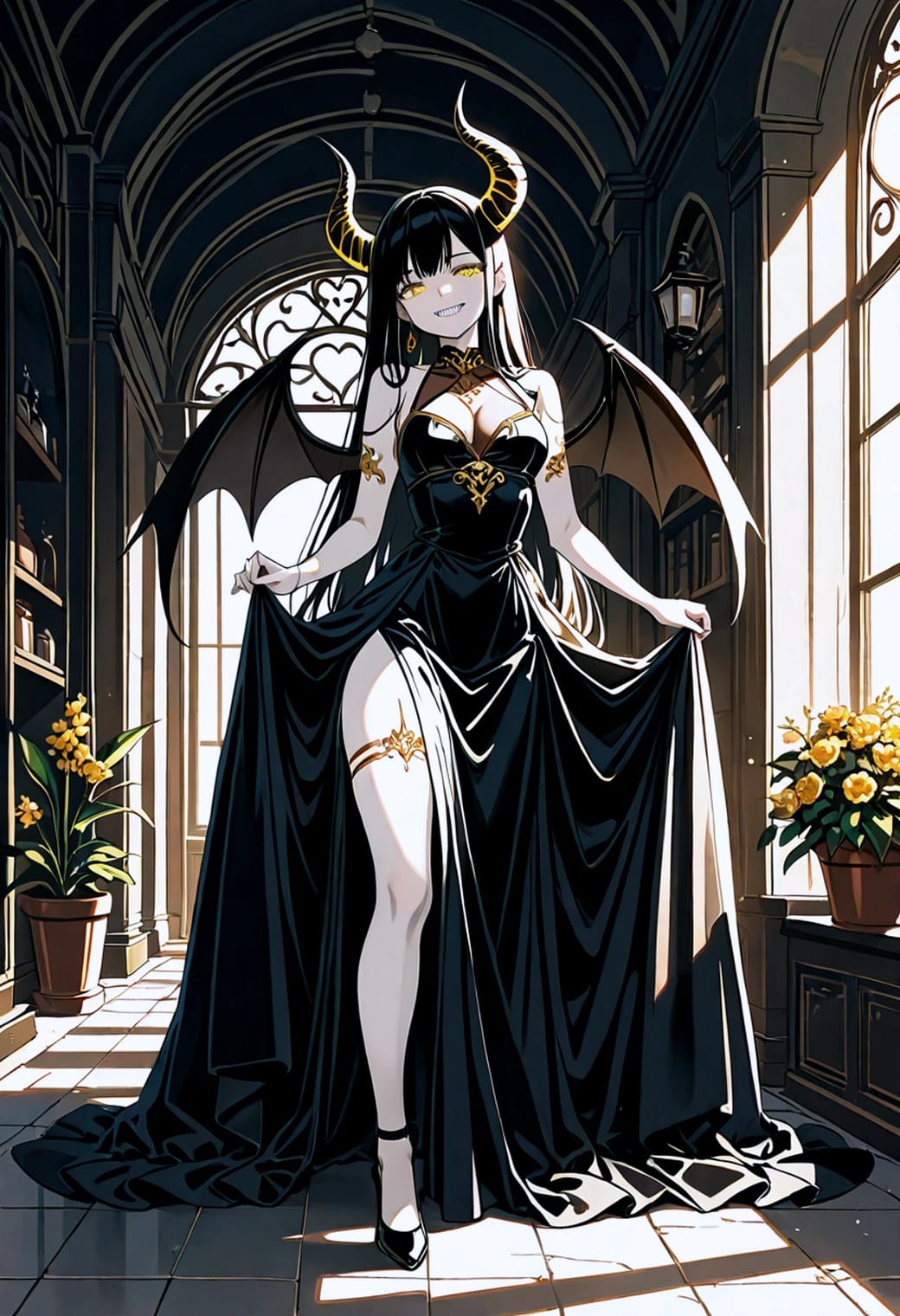 Albedo, Succubus — HoneyChat AI character