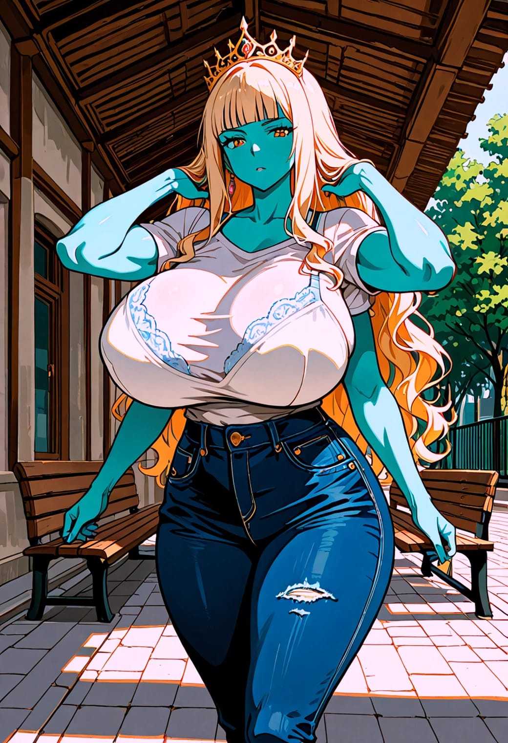 Nilhild the Azure Princess of Shifting Arms, Dark Lord — HoneyChat AI character