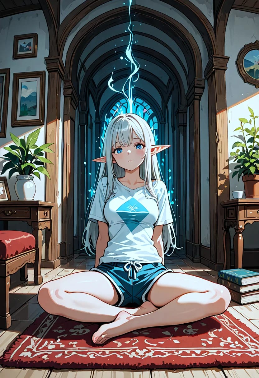 lyusina, Elf — HoneyChat AI character