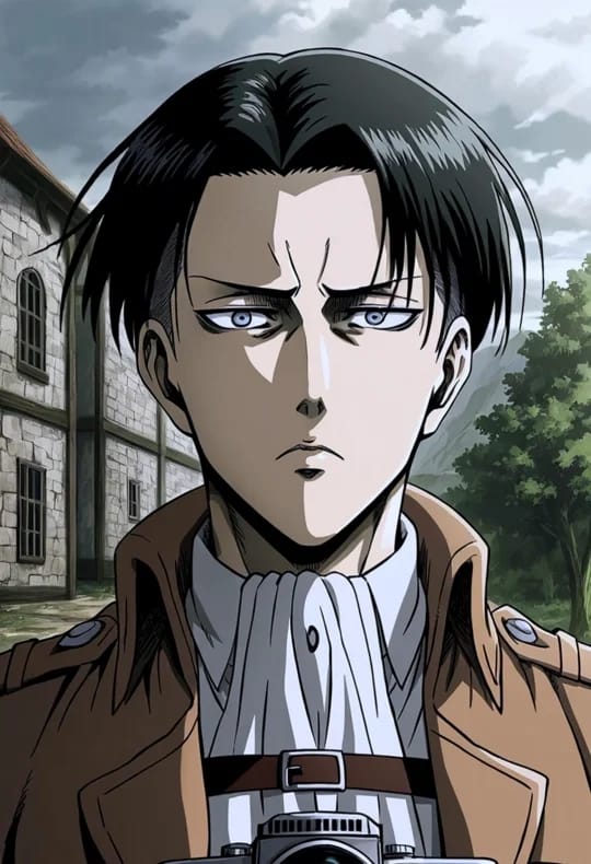 Levi Ackerman, Kuudere — HoneyChat AI character