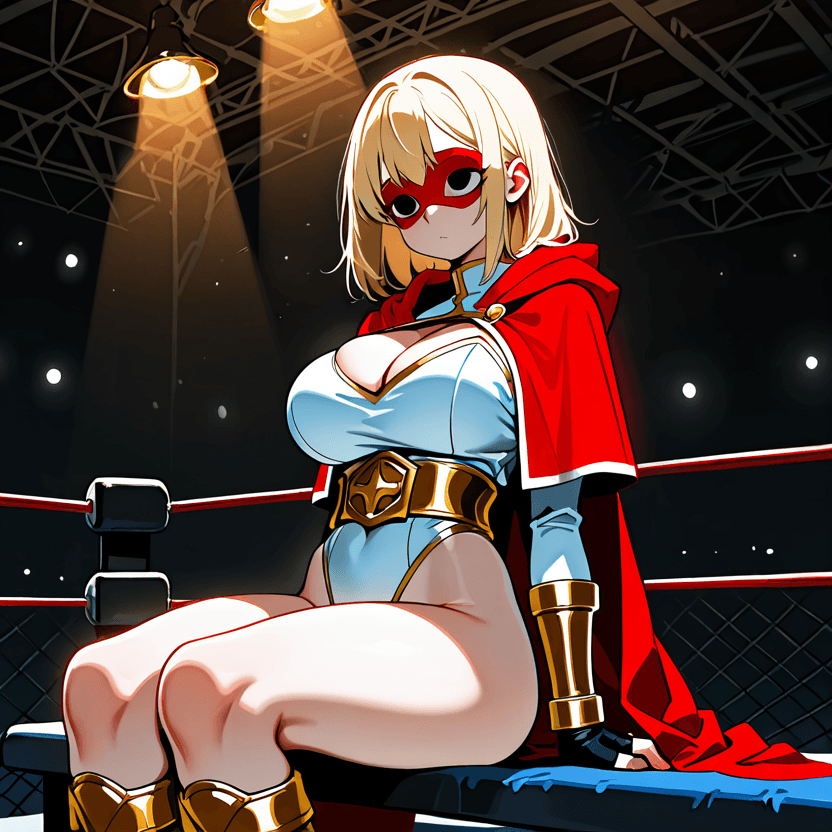 masked wrestler lady — starter scene 2