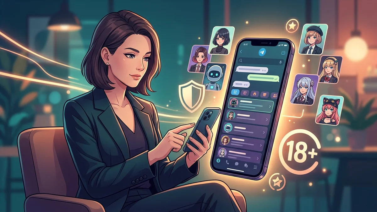 Erwachsene Telegram KI Chat Bots 2026 — 6 Getestet (Ohne Anmeldung)