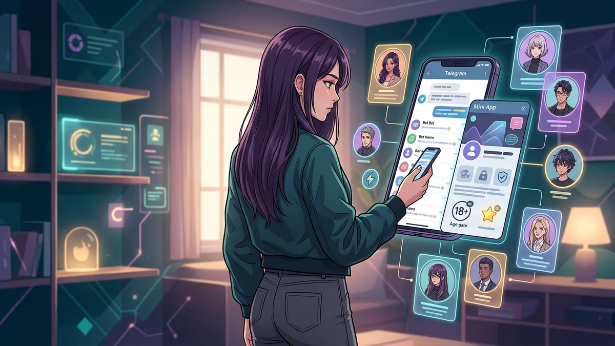 Bot Telegram AI Dewasa 2026 — 6 Pilihan Tanpa Daftar Akun