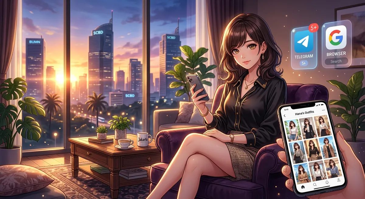 Alternatif Candy AI Bahasa Indonesia 2026 — Telegram, Foto LoRA, Stars
