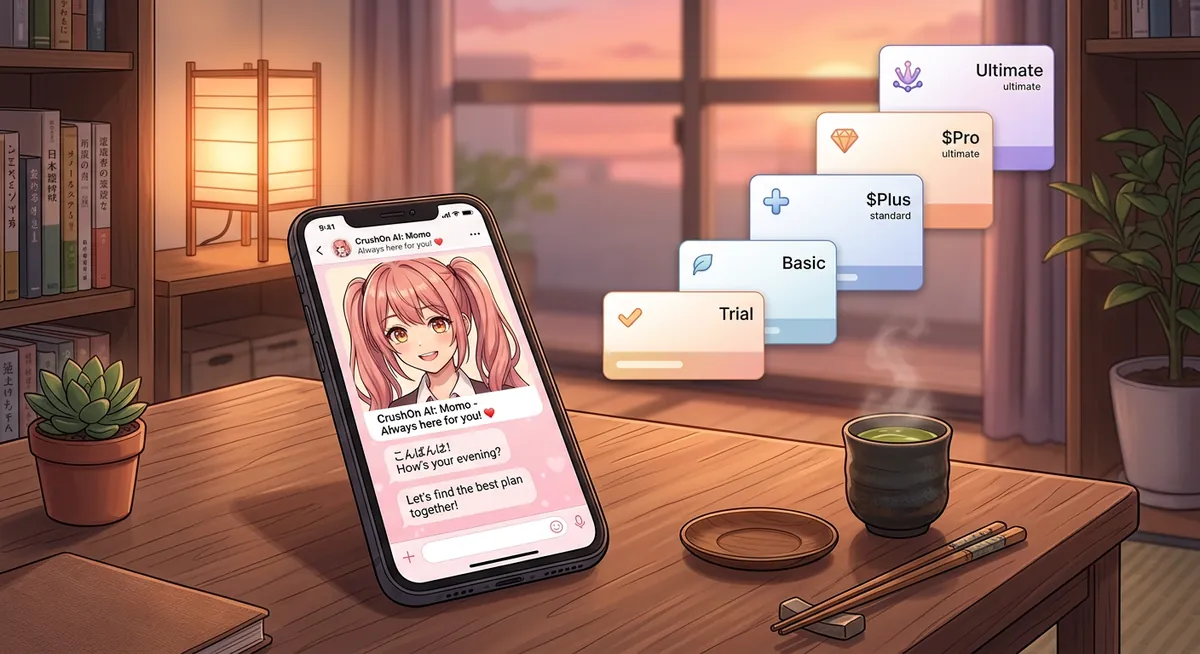 CrushOn AI 日本語レビュー2026 — 使い方・料金・6つの新プラン徹底解説
