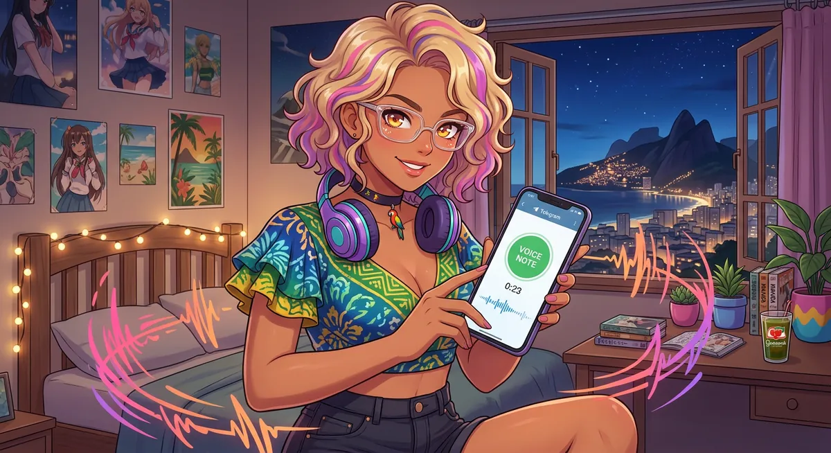 Namorada IA Anime com Voz em Português 2026 — 5 Apps Testadas