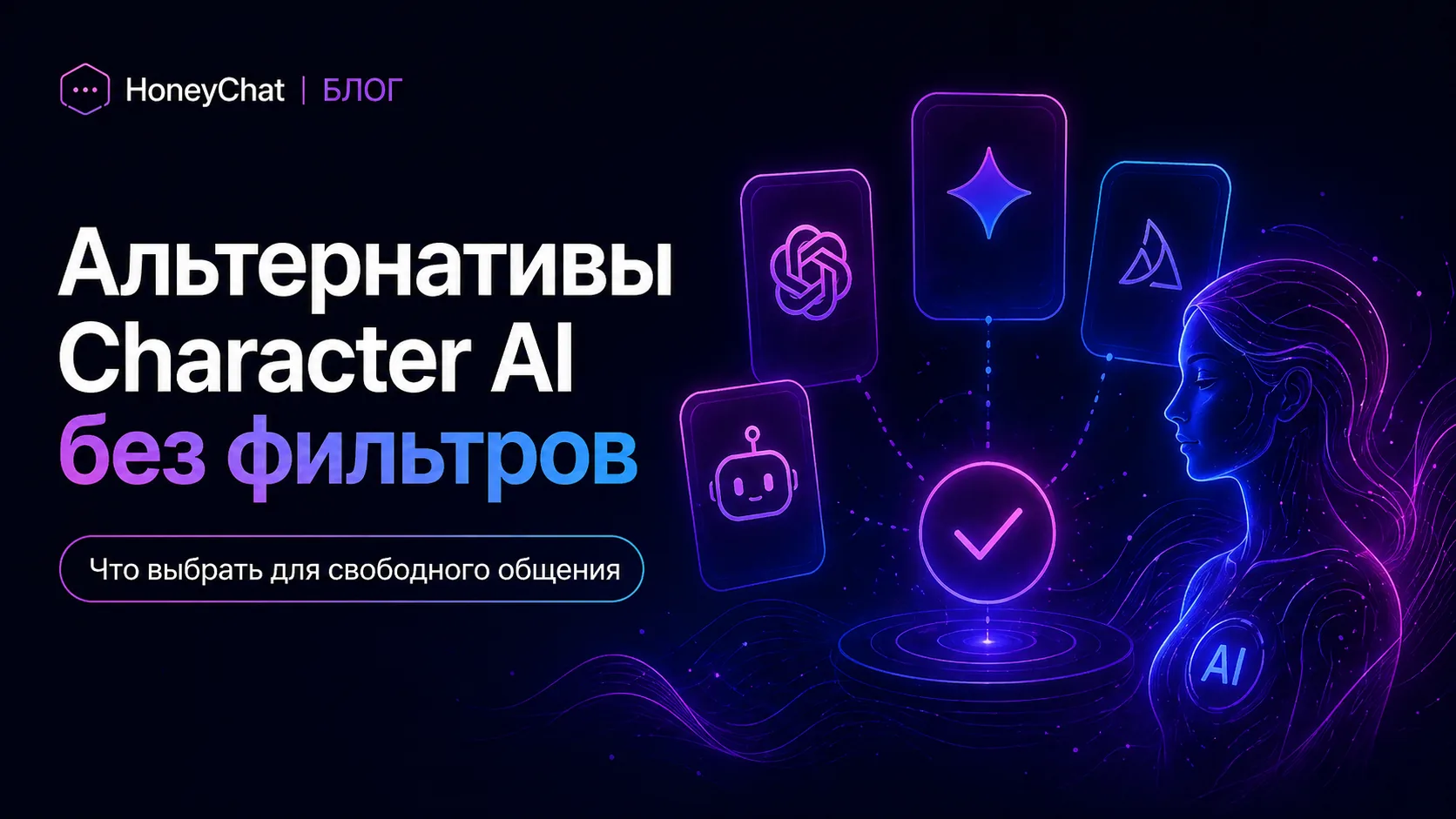 Альтернатива Character AI без фильтров: что выбрать