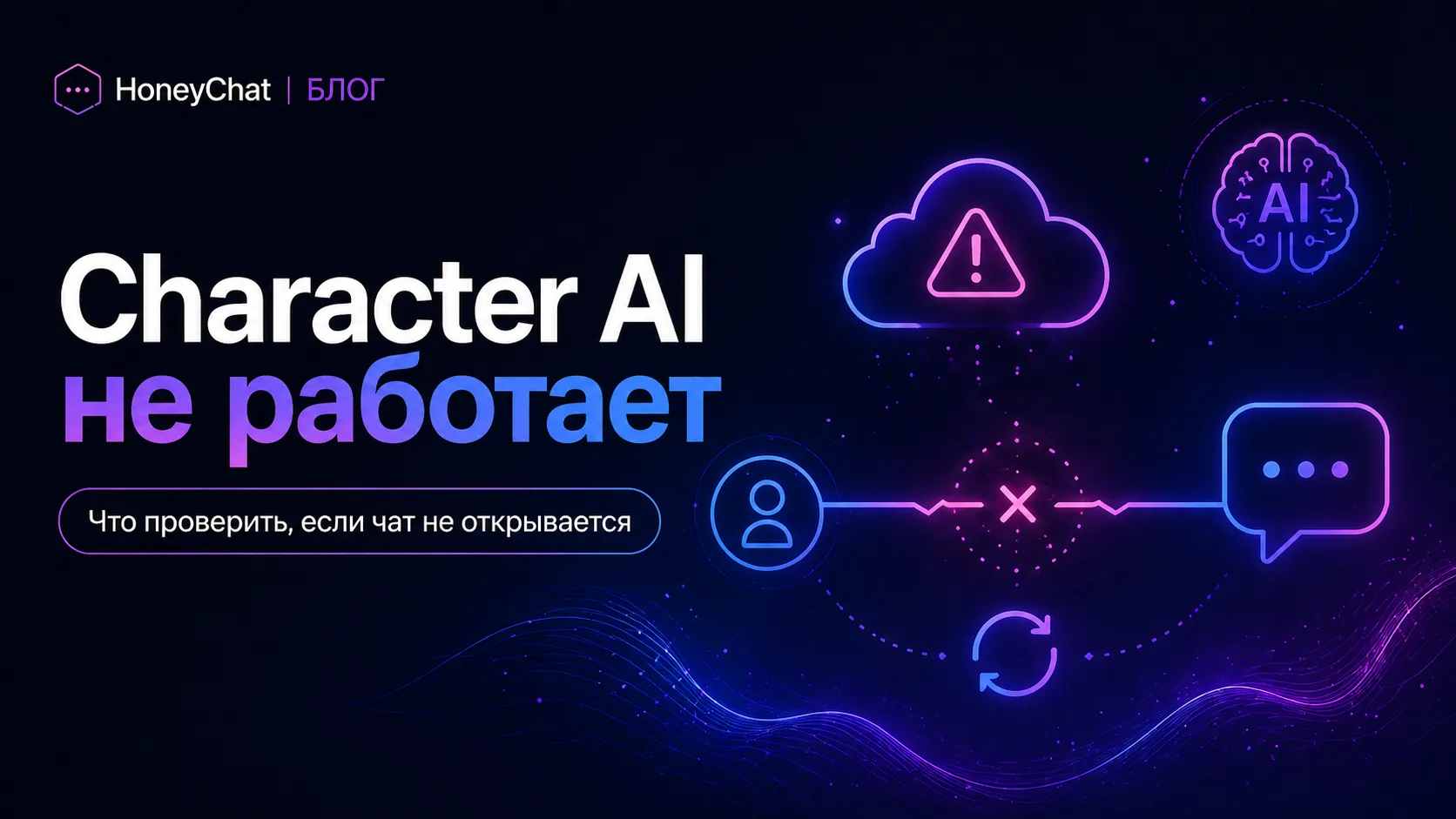 Character AI не работает: 4 разных проблемы и где у каждой решение