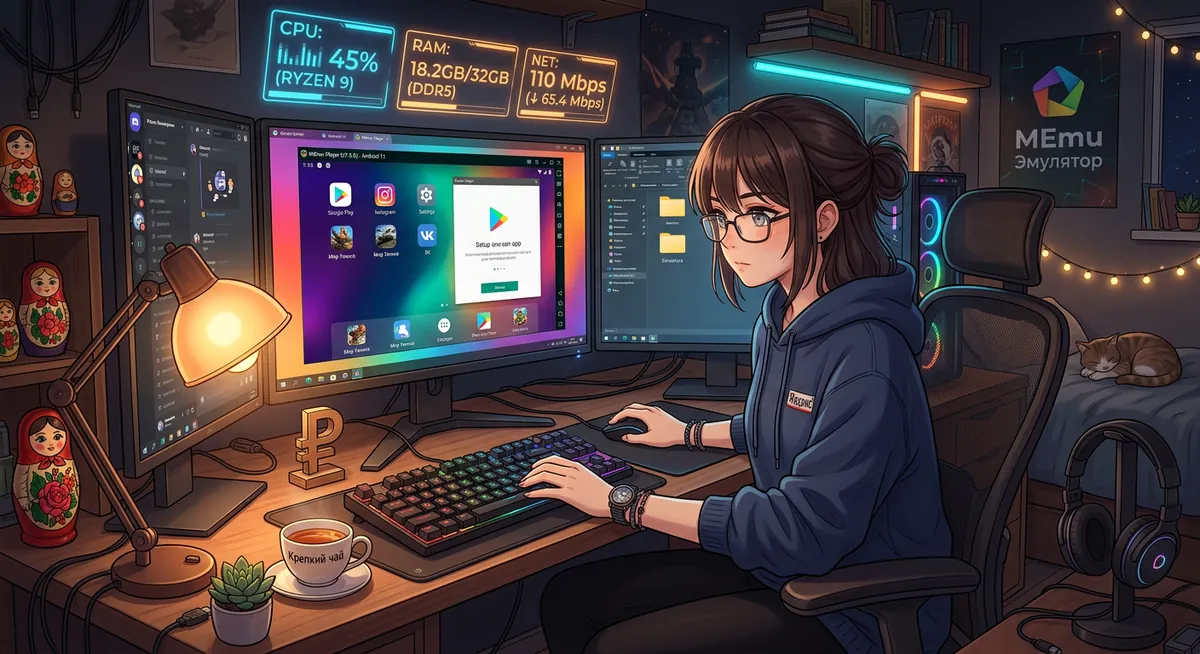 Polybuzz на ПК — установка через MEmu / BlueStacks / Nox (2026)