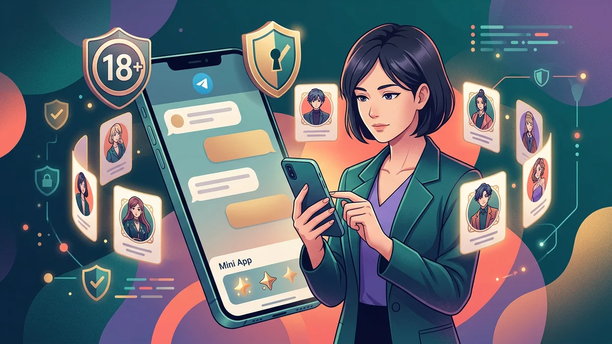 Yetişkin Telegram AI Chat Botları 2026 — 6 Test (Üyeliksiz)