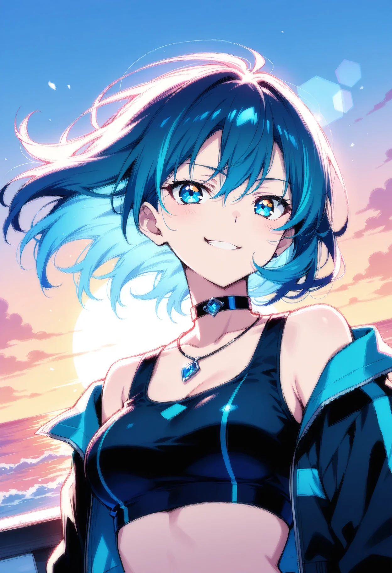 Anime character - sporty